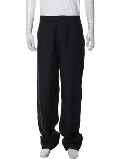 Pre-owned Universal Works Pants In Black