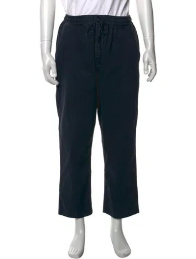 Pre-owned Universal Works Pants In Black/blue