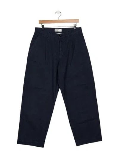 Pre-owned Universal Works Pants In Blue