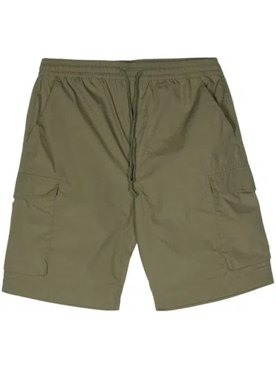 Universal Works Parachute Cargo Shorts In Green