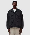 Universal Works Parachute Field Jacket In Black