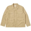UNIVERSAL WORKS PARACHUTE FIELD JACKET IN SAND RECYCLED POLY TECH