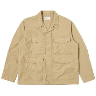 Universal Works Parachute Field Jacket In Sand Recycled Poly Tech In Neutrals