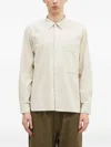 Universal Works Patch-pocket Button-down Shirt In Neutral