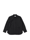Universal Works Patch-pocket Overshirt In Black