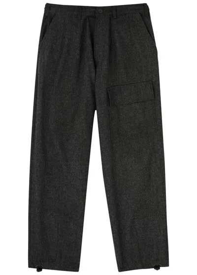 Universal Works Pilot Tapered Woven Trousers In Grey