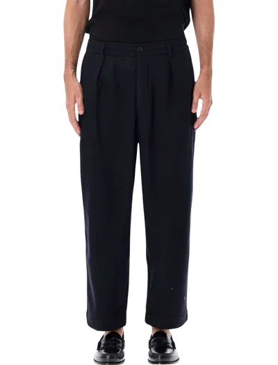 Universal Works Pleated Straight-leg Trousers In Multi