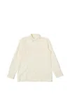 Universal Works Sid Flannel Cpo Shirt Ecru In Neutral