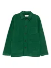 Universal Works Pocket Button Overshirt In Green