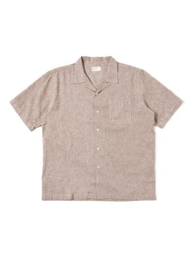 Universal Works Road Shirt In Neutrals