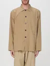 Universal Works Man Shirt Sand Size Xl Organic Cotton In Beige
