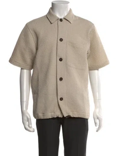 Pre-owned Universal Works Short Sleeve Shirt In Neutral