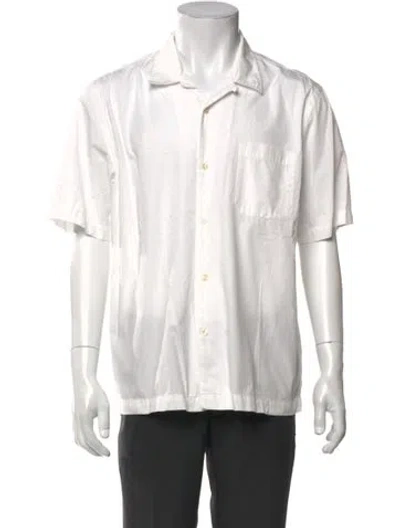 Pre-owned Universal Works Short Sleeve Shirt In White