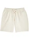 Universal Works Simple Linen-blend Shorts In White
