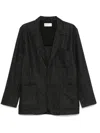 Universal Works Two Button Jacket Brown In Black