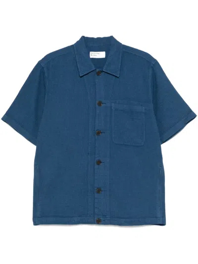 Universal Works Tech Shirt In Blue