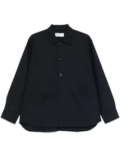 Universal Works Travail Overshirt In Blue