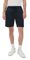 Universal Works Mens Twill Navy Beach Shorts