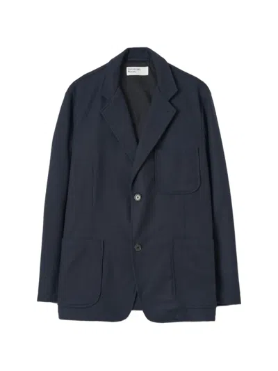 Universal Works Two-button Jacket In Blue