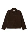 Universal Works Uniform Button-fastening Shirt Jacket In Brown