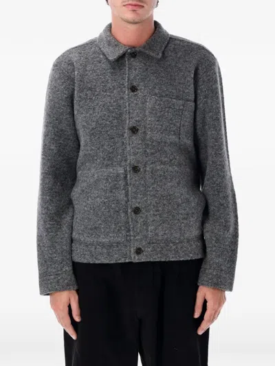 UNIVERSAL WORKS UNIFORM BUTTON-UP PATCH-POCKET JACKET