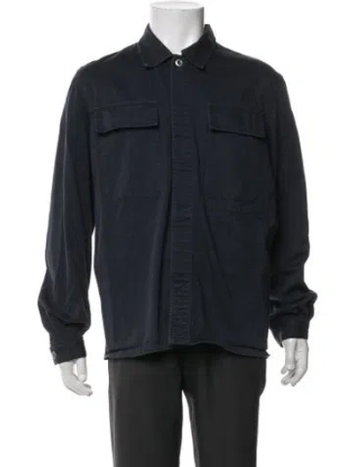 Pre-owned Universal Works Utility Jacket In Blue