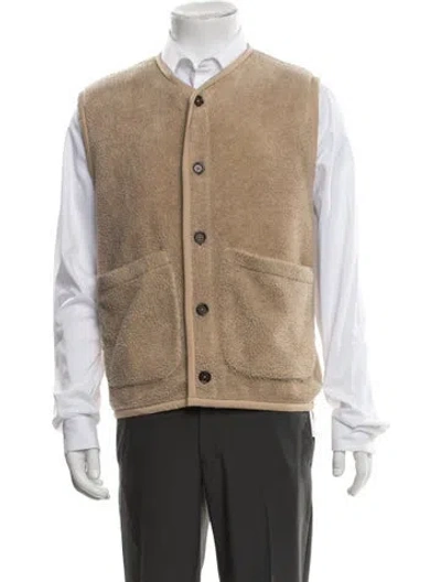 Pre-owned Universal Works Vest In Neutrals