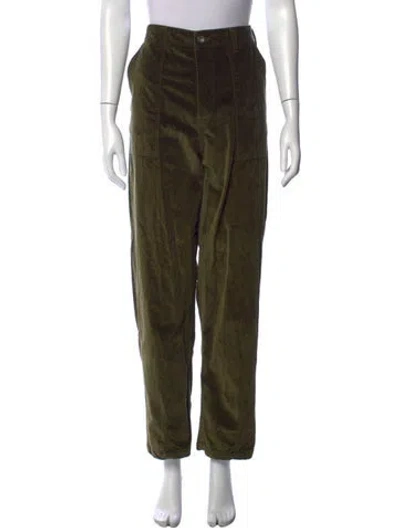 Pre-owned Universal Works Wide Leg Pants In Green