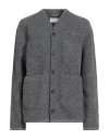 Universal Works Woman Cardigan Grey Size S Wool, Recycled Polyester