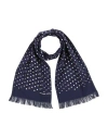 UNIVERSAL WORKS UNIVERSAL WORKS WOMAN SCARF NAVY BLUE SIZE - VISCOSE, POLYESTER
