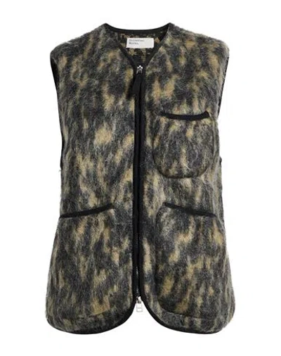 Universal Works Woman Vest Dark Green Size Xs Acrylic, Mohair Wool, Recycled Polyester, Polyester, W