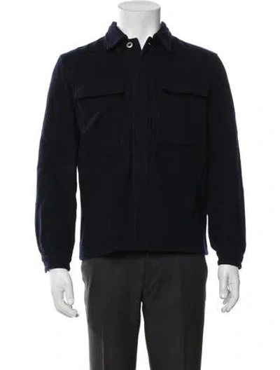 Pre-owned Universal Works Wool Jacket In Blue