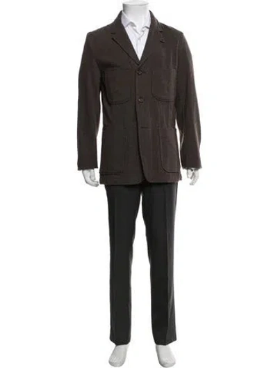 Pre-owned Universal Works Wool Jacket In Brown