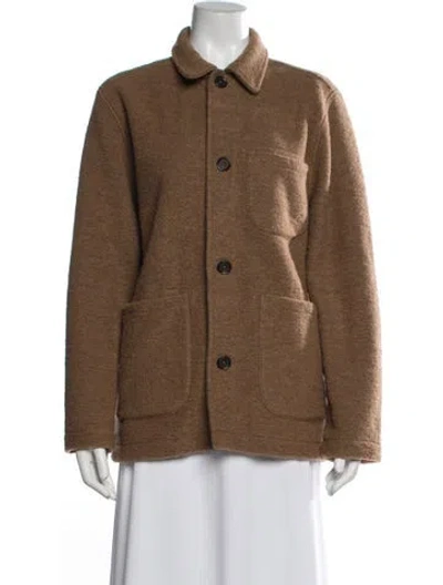 Pre-owned Universal Works Wool Jacket In Brown