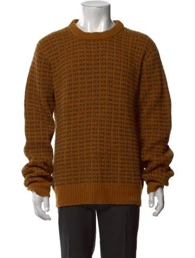 Pre-owned Universal Works Wool Patterned Pullover In Brown
