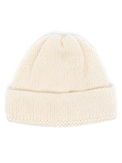 Universal Works Wool Watch Cap In White