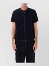 Universal Works Wool Fleece Knit Waistcoat In Black