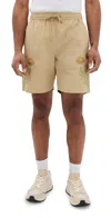 Universal Works X Flower Mountain Beach Shorts 7.5 Sand In Sand