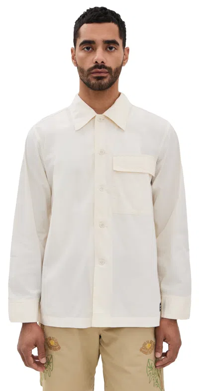 Universal Works X Flower Mountain Cruise Shirt Ecru