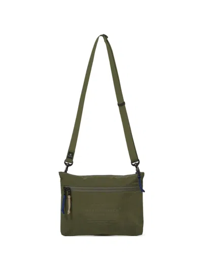 Universal Works X Master-piece Logo-print Zip-fastening Shoulder Bag In Green