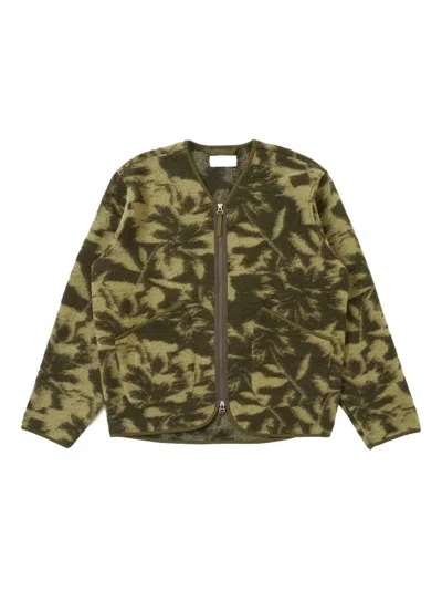 Universal Works Zip-up Jacket In Green