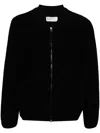Universal Works Zipped Bomber Jacket In Black