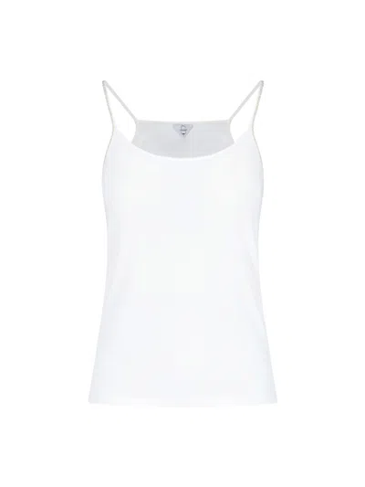 Universel Crystal Detail Tank Top In White