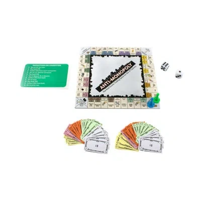University Games Anti Monopoly Game Travel Tin