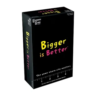 University Games Bigger Is Better Card Game In Multi