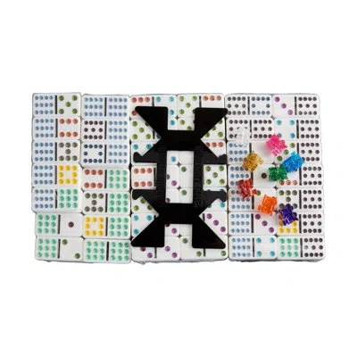 University Games Double 12 Mexican Train Dominoes