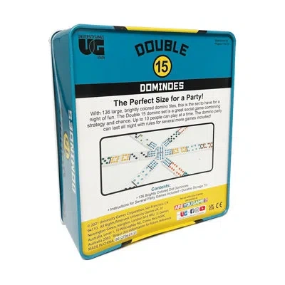 University Games Double 15 Party Dominoes
