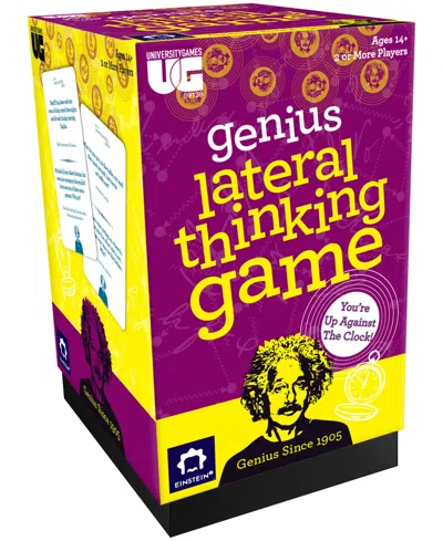 University Games Einstein Genius Lateral Thinking Game Set, 215 Piece In Multi