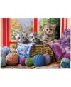 University Games Incorporated Knittin' Kittens Large Pieces Puzzle, 500 Pieces In No Color