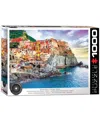 University Games Incorporated Manarola, Cinque-terre Mediterranean Oasis, Italy Jigsaw Puzzle, 1000 Pieces In No Color